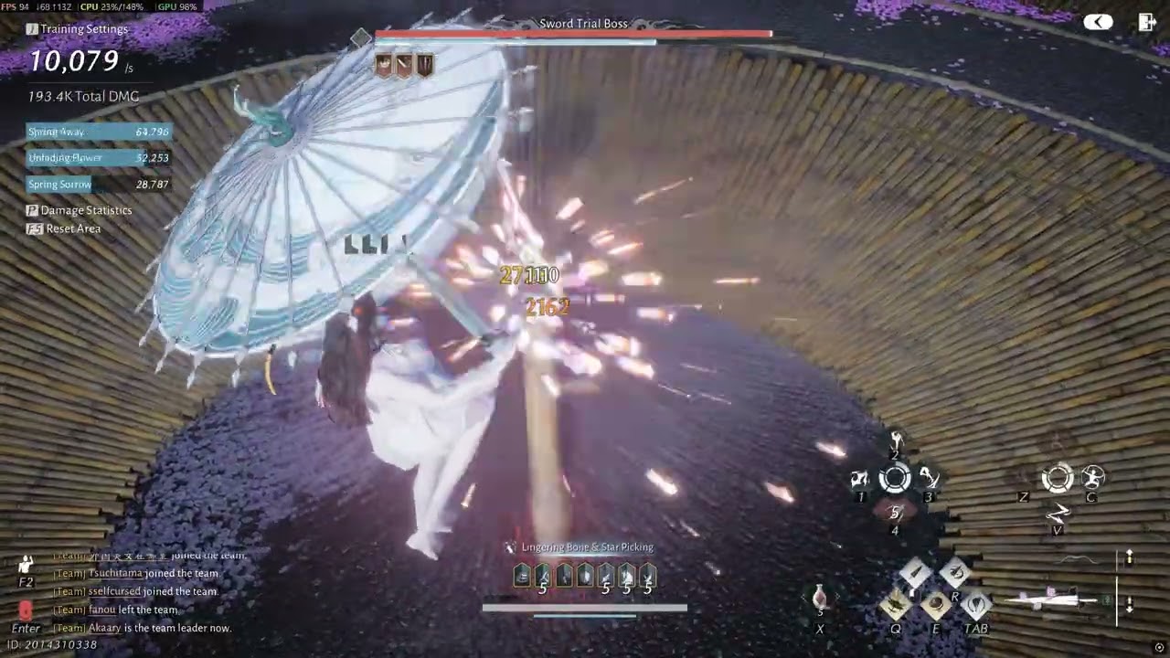 [Where Winds Meet] Tentative New DPS Umbrella/Fan Rotation