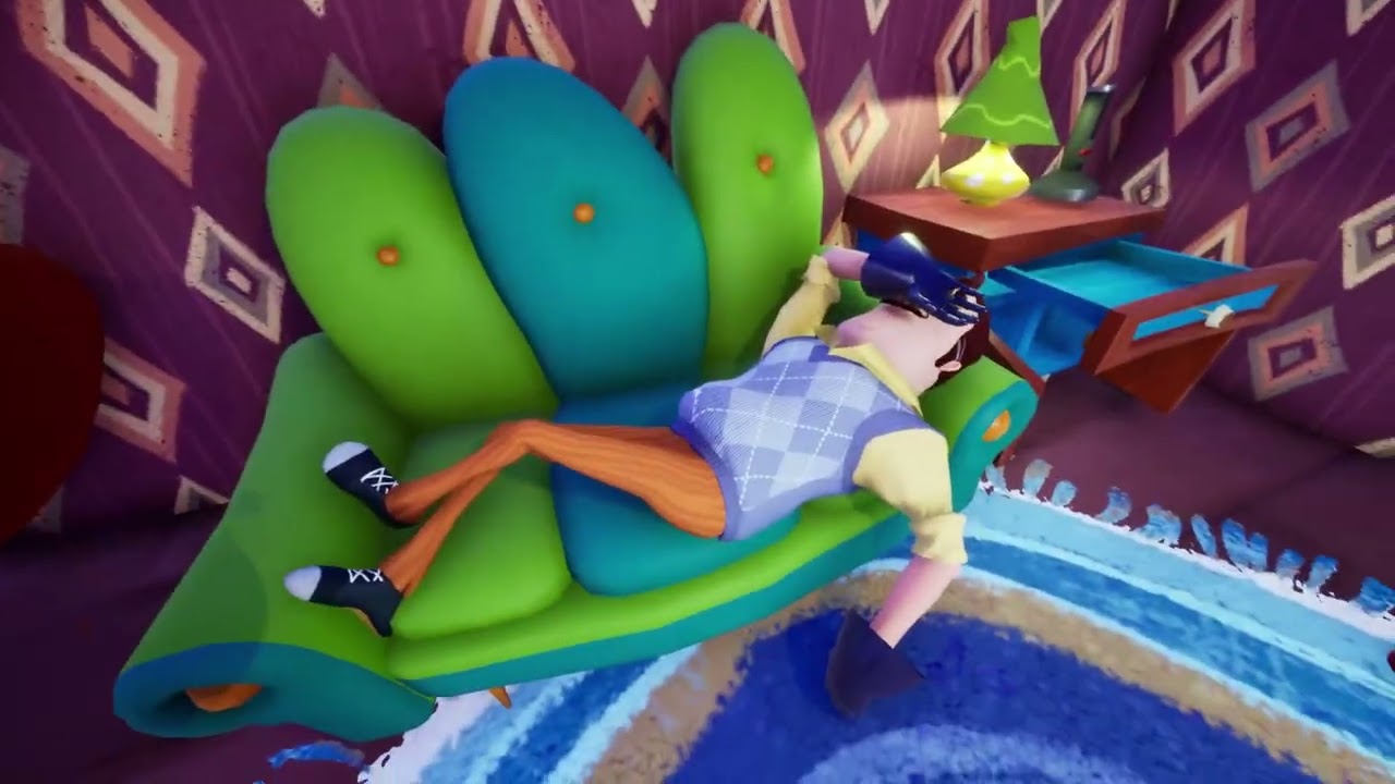 Second time playing a hello neighbor mod but I'm still bad at it