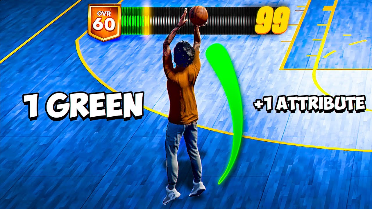 I Used a 60 OVR But Each GREEN is +1 ATTRIBUTE