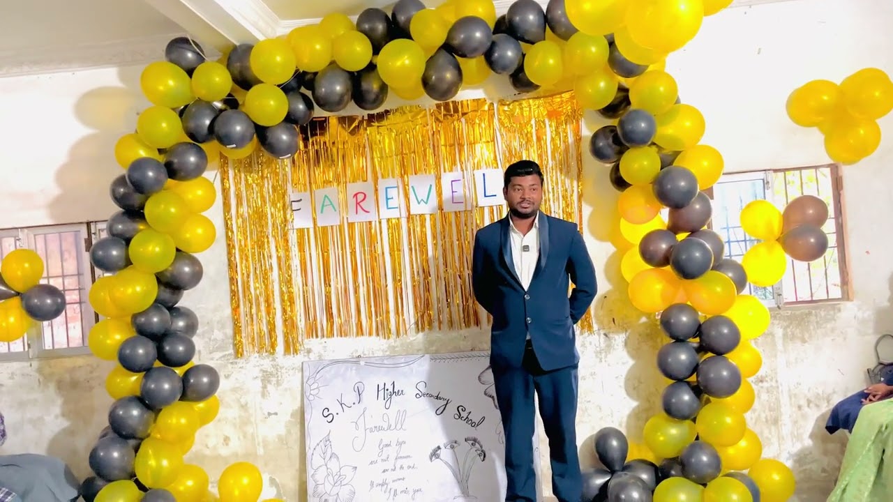 S.K PUBLIC HIGHER SECONDARY SCHOOL Class10Farewell party