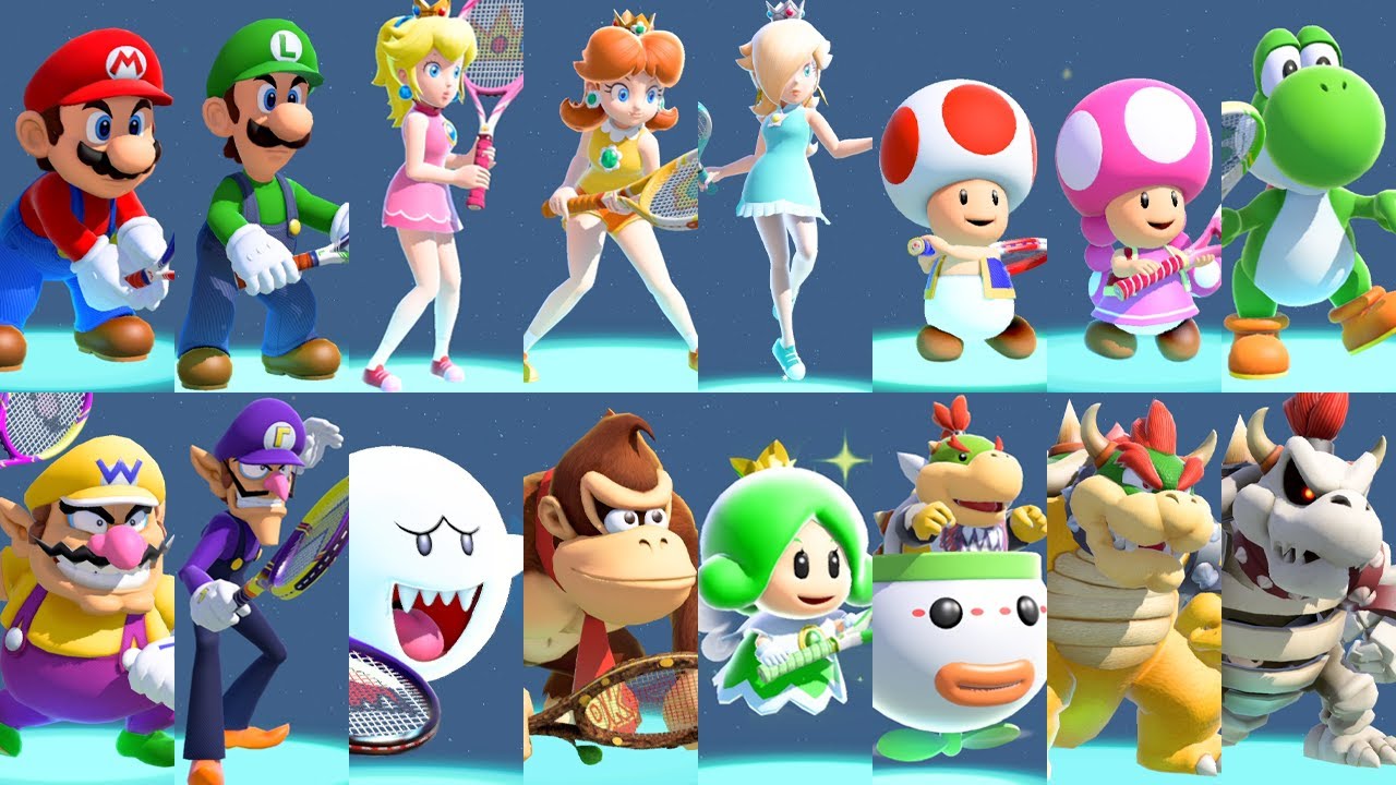 Mario Tennis: Ultra Smash - All Characters