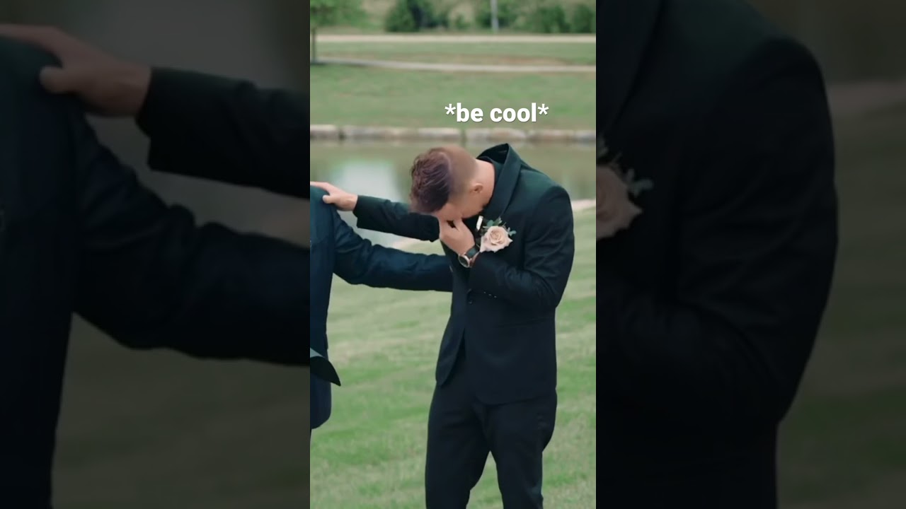 Groom gets EMOTIONAL & CRIES when seeing Bride for the first time