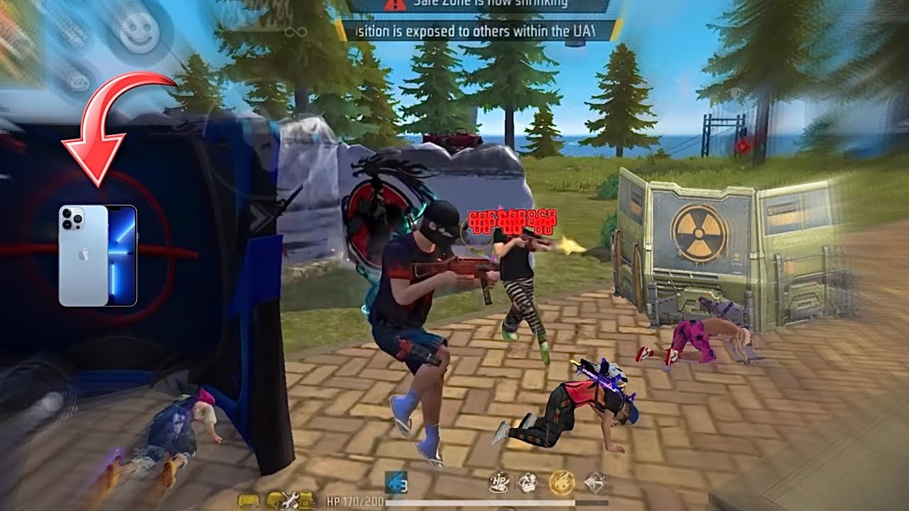 IPHONE 13 PRO FREE FIRE 🔥 FULL GAMEPLAY RANKED 💪 ULTRA SETTINGS ⚙️ NEW UPDATE ⬇️