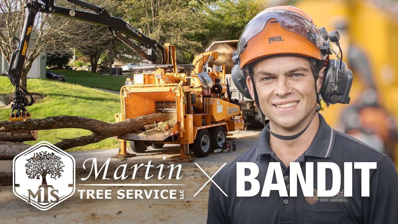 BANDIT & Martin Tree Service: 21XP With Kesla Loader Makes Massive Crane Removals a Breeze!