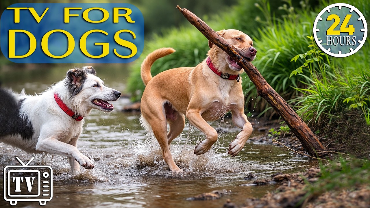 Dog TV 24/7: Anxiety Relief Music for Dogs & Engaging Videos for Dogs - Keep Dogs Calm All Day