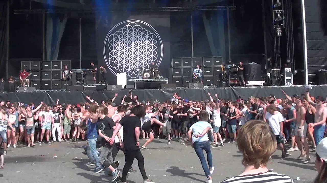 Bråvalla festival 2014 Bring me the horizon