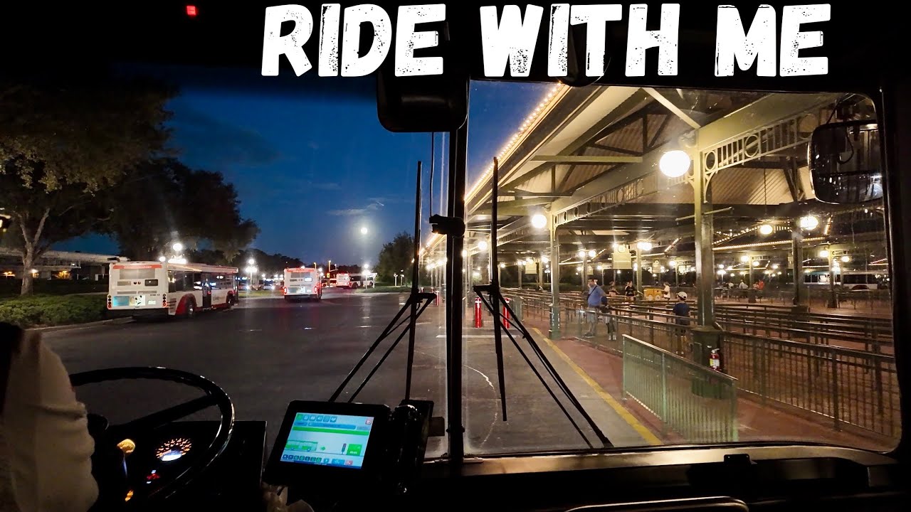 A Bus Driver Knew Me! ✨Disney World Sunset Bus Hopping As The SuperMoon Rises! #CoronadoSprings