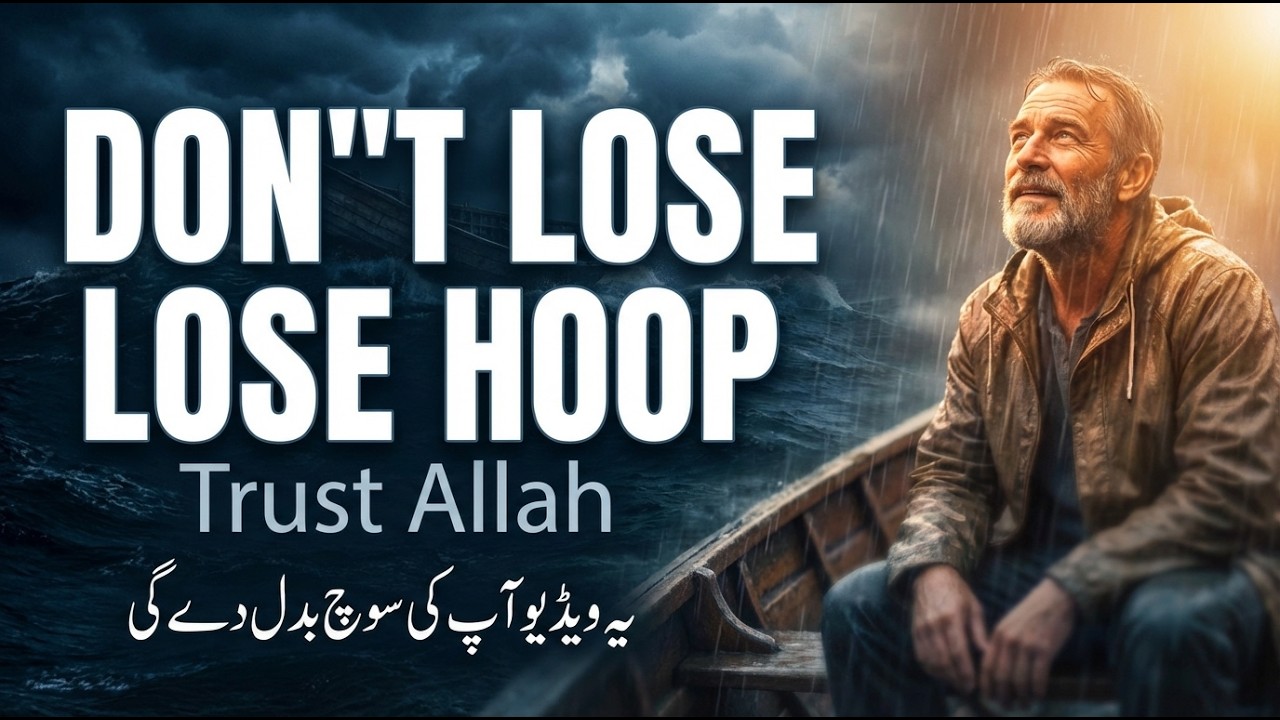 Don’t Lose Hope in Allah | A Heart-Touching Islamic Reminder |Rah-e-Basirat
