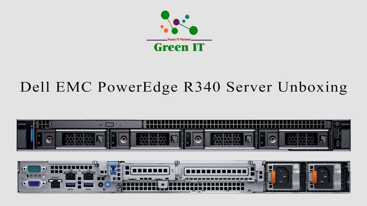 Dell EMC PowerEdge R340 Server Unboxing
