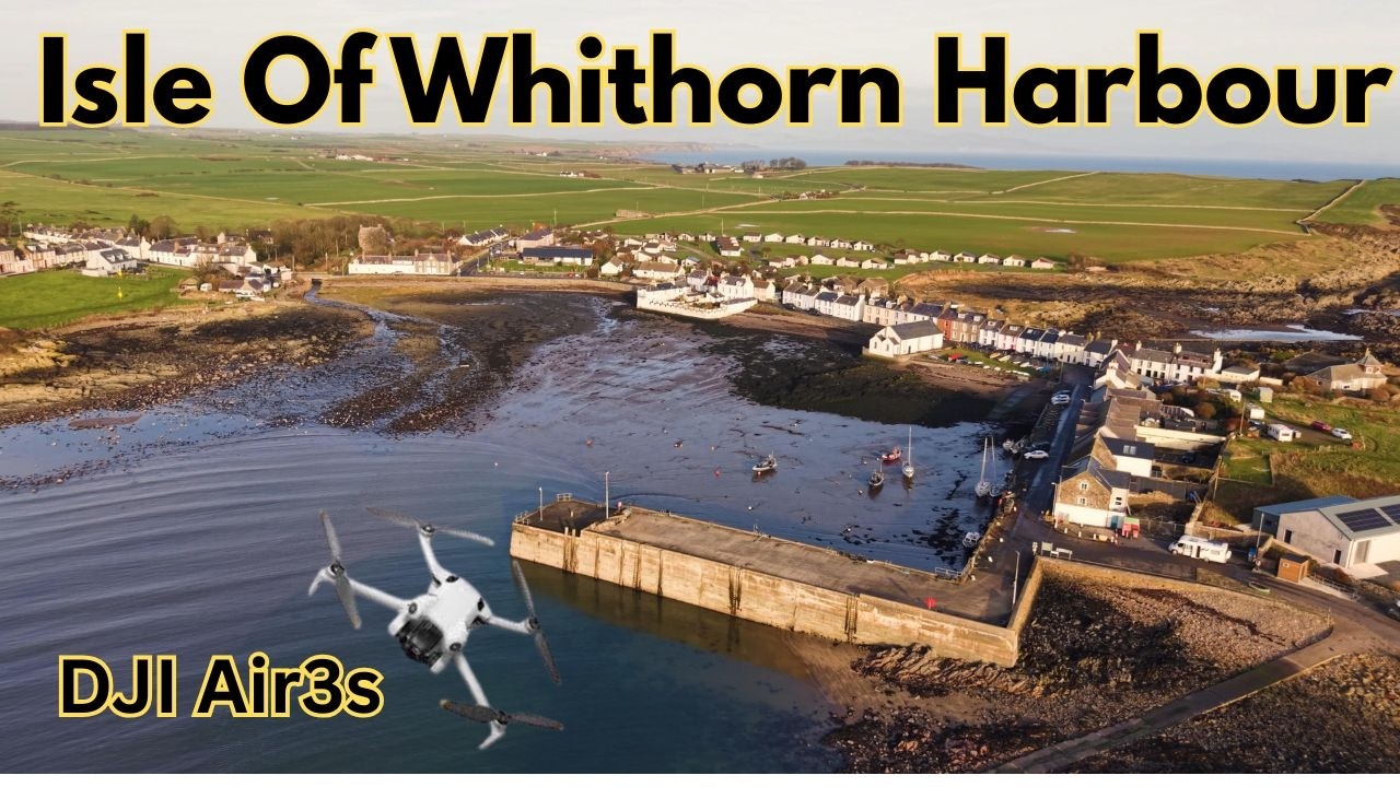 Isle Of Whithorn Harbour Dunfries and Galloway Scotland DJI Air3s [4k] #scotland #vanlife