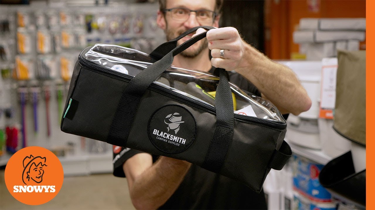 Blacksmith Camping Supplies Australian Made Clear Top Small Drawer Bag