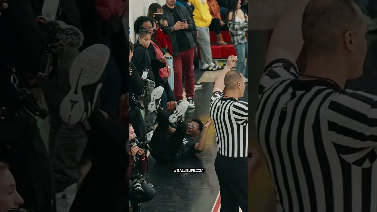 LeBron was dying at this Bryce James poster attempt 😂😂