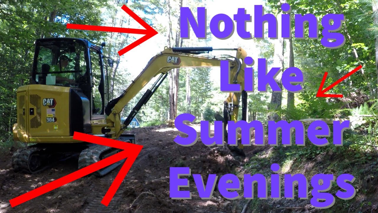 Having An Excavator Means Fun Anytime!  2022 Cat 304 Doing It All!