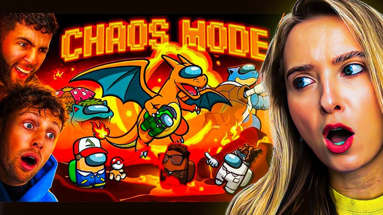 Reacting to sidemen among us pokemon chaos mode