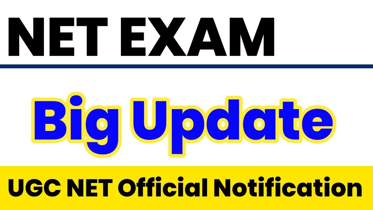 NET Exam New Notification | UGC NET Update | Nta Ugc Net Exam |
