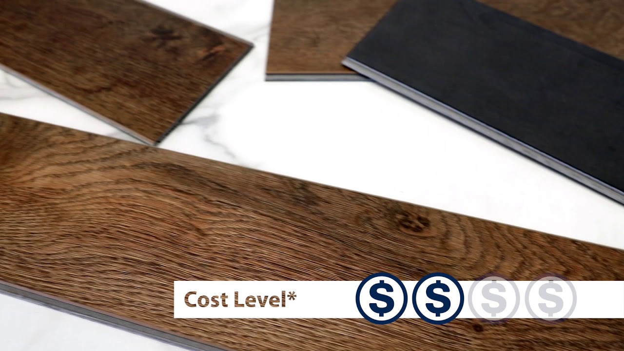 Matrix Pro Gunstock Rigid Core Vinyl Plank Flooring With Pad