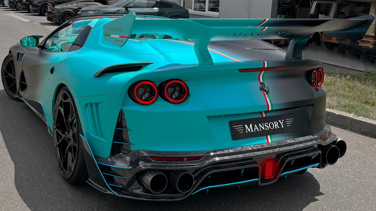 NEW Ferrari 812 Superfast MANSORY + SOUND! Insane Paintwork with Fade! Interior Exterior Review 4K