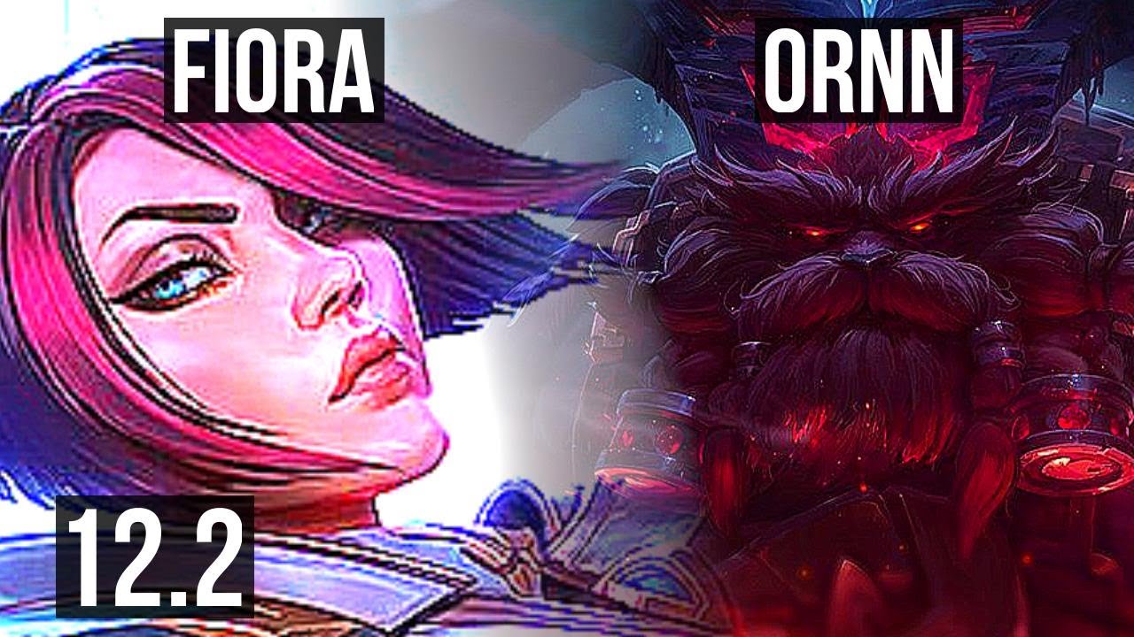 FIORA vs ORNN (TOP) | Rank 1 Fiora, 13/3/11, Godlike | NA Challenger | 12.2