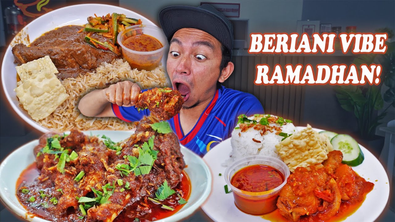 MAKAN NASI BERIANI Rasa Macam Bulan Ramadan Di Dapur Beriani Cyberjaya | JOM BUAT KACAU