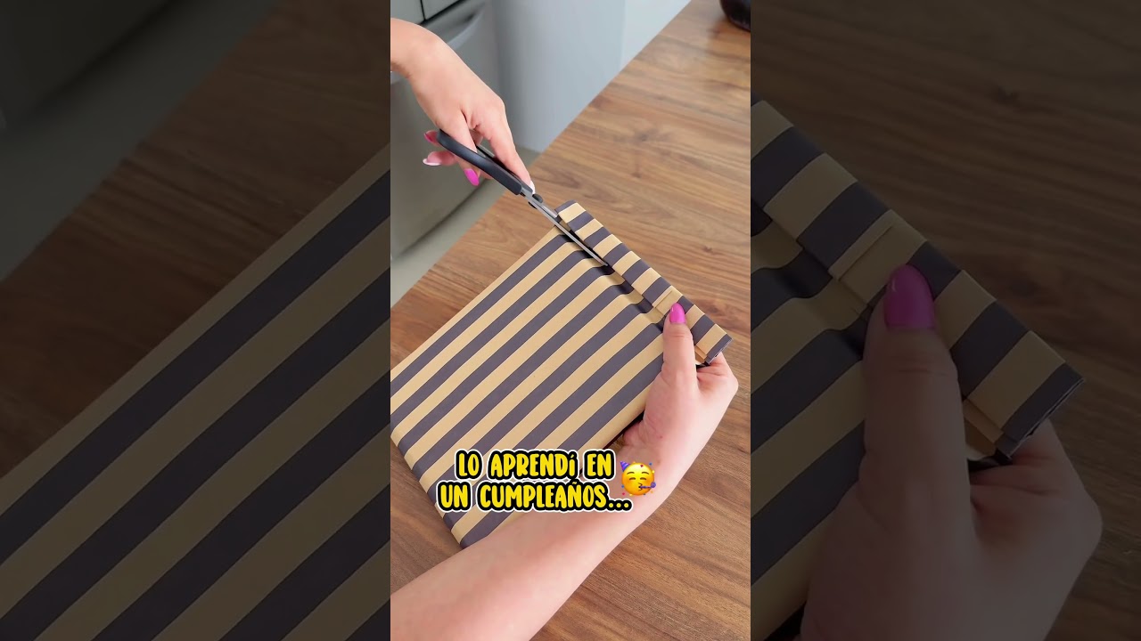 Tienes que probar esta idea para envolver los regalos 😍 #ideascreativas #ideas #tips #losabias