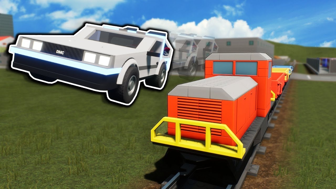 Idiots Try to Go Back to the Future to Stop Lego Trains in Brick Rigs Multiplayer