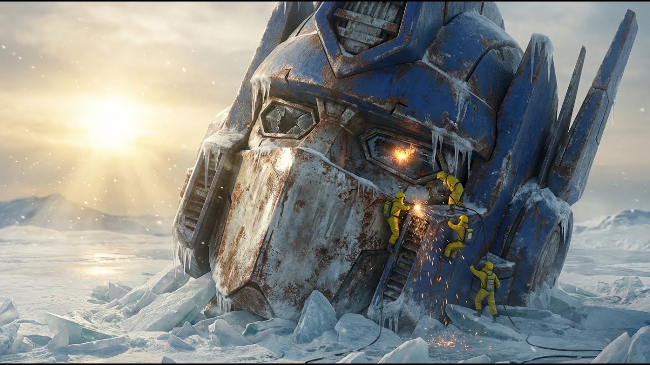 Found Frozen OPTIMUS PRIME! Extreme Restoration & Lost Battle Memory | ASMR
