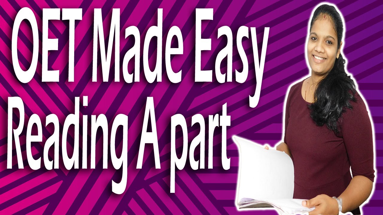 OET Reading | Reading A Part Tips and Tricks | Malayalam