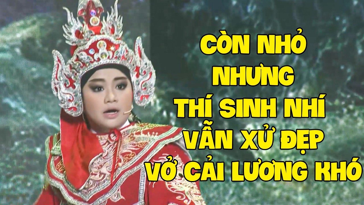 Thí sinh nhí NHỎ TUỔI nhưng tự tin XỬ ĐẸP VỞ CẢI LƯƠNG CỰC KHÓ cực thuyết phục | Yêu Ca Cổ THVL