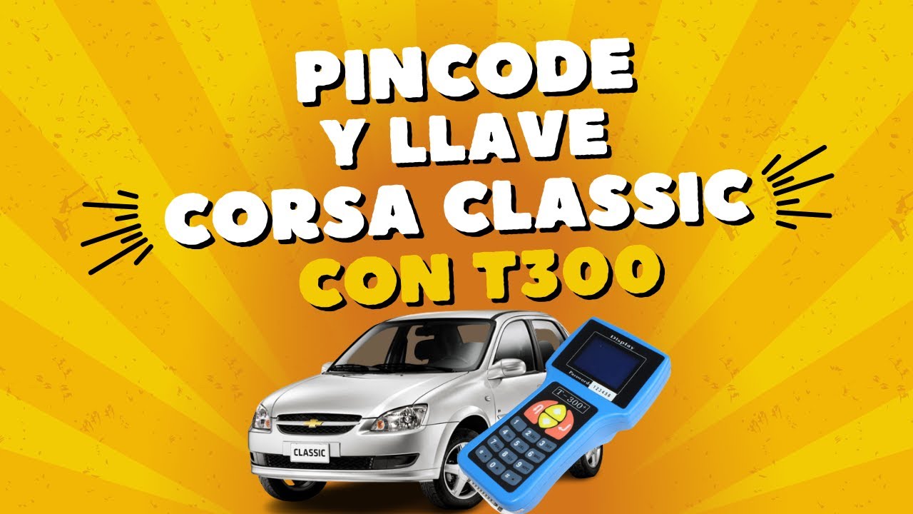 🥇INMOVILIZADOR ACTIVO Corsa Classic 💡LUZ de Check Engine parpadea Pincode con T300