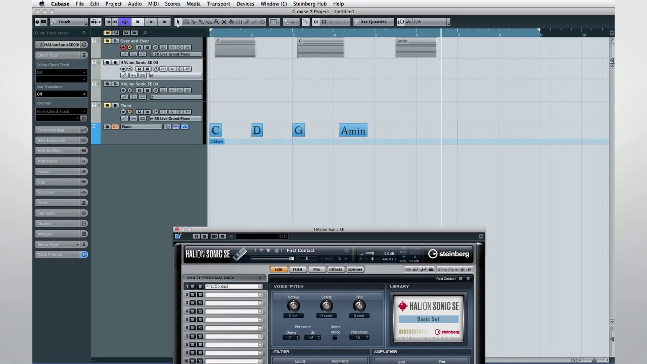 Harmonization and Intelligent Composing Tools | New Features in Cubase 7
