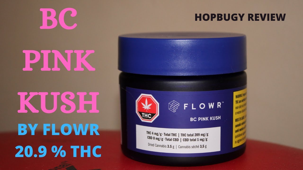 BC Pink Kush by Flowr 20.9 % THC Review