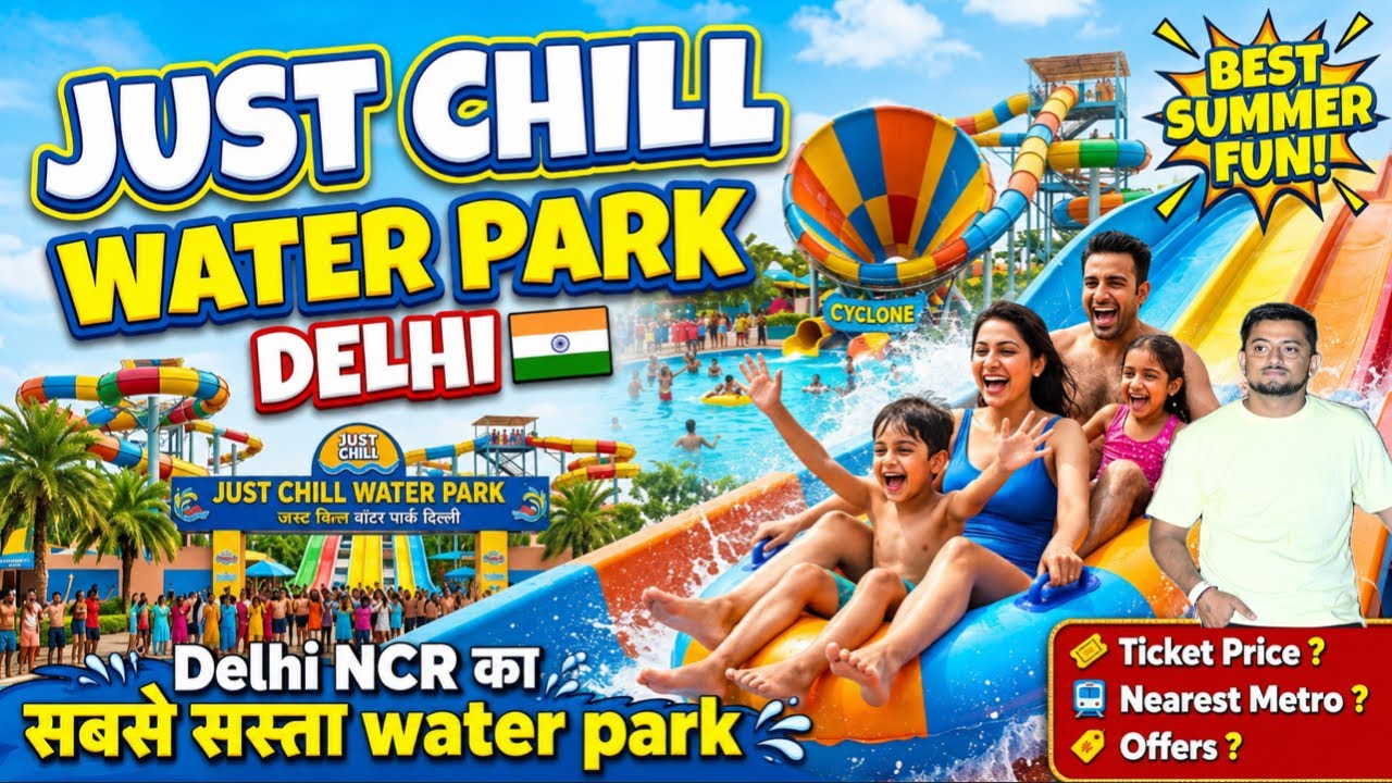 Just Chill Water Park Delhi | Just Chill Water Park 2026 | Just Chill Ticket Price | Ticket Price 