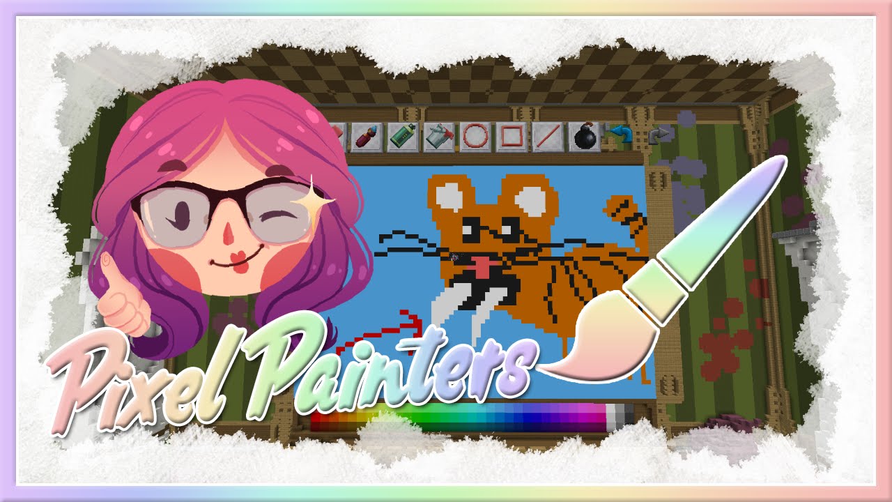 Minecraft | Pixel Painters: Fang????? | Mousie