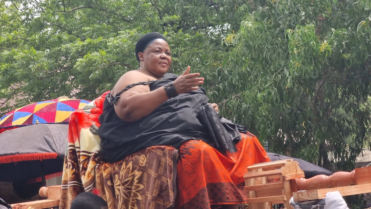 Arrival of Berekum Queen Mother 👩 at Manhyia Palace | celebrations of 150 years Sargrati