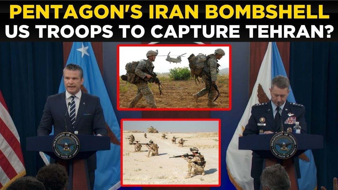 US IRAN WAR LIVE: Pentagon's Huge Bombshell Announcement, US Troops To Capture Tehran? |