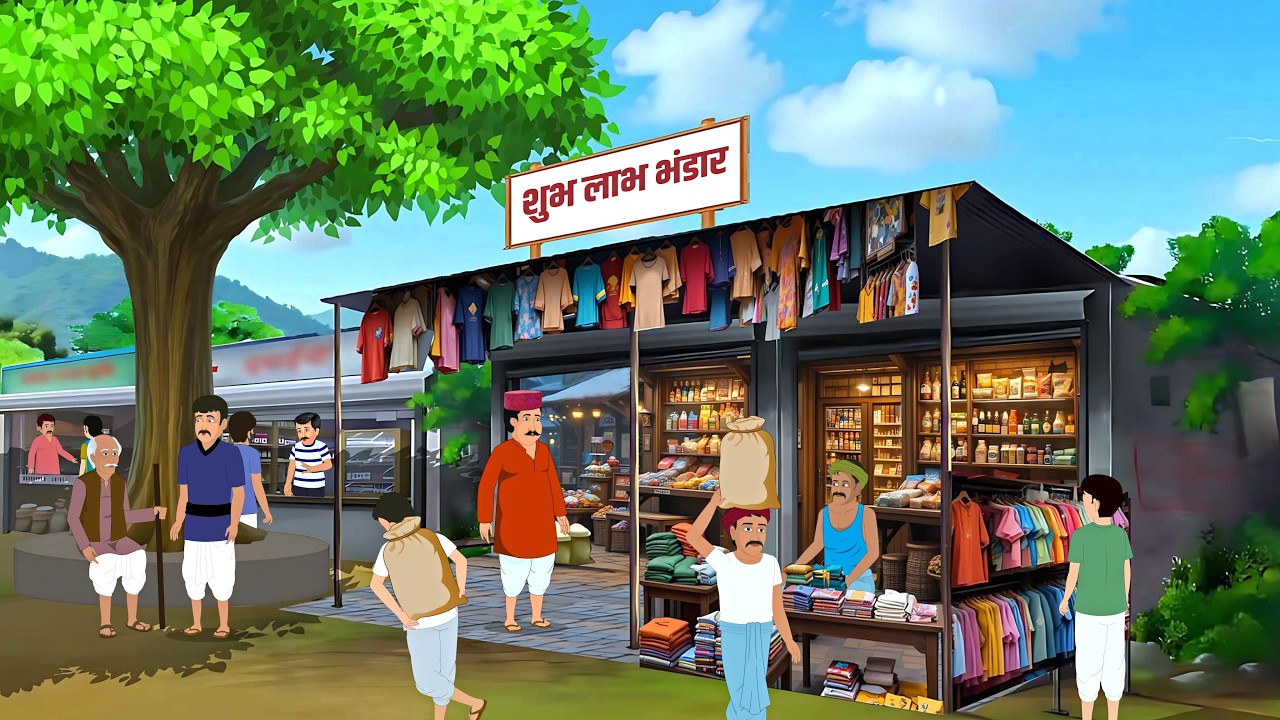 लालची व्यापारी |  Hindi Kahani | Hindi Story | Moral Stories | cartoon story