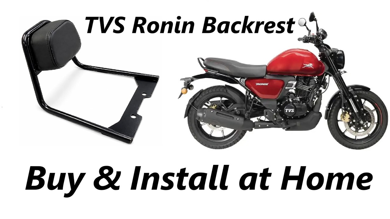 TVS Ronin | Online After Market Backrest | DIY at Home