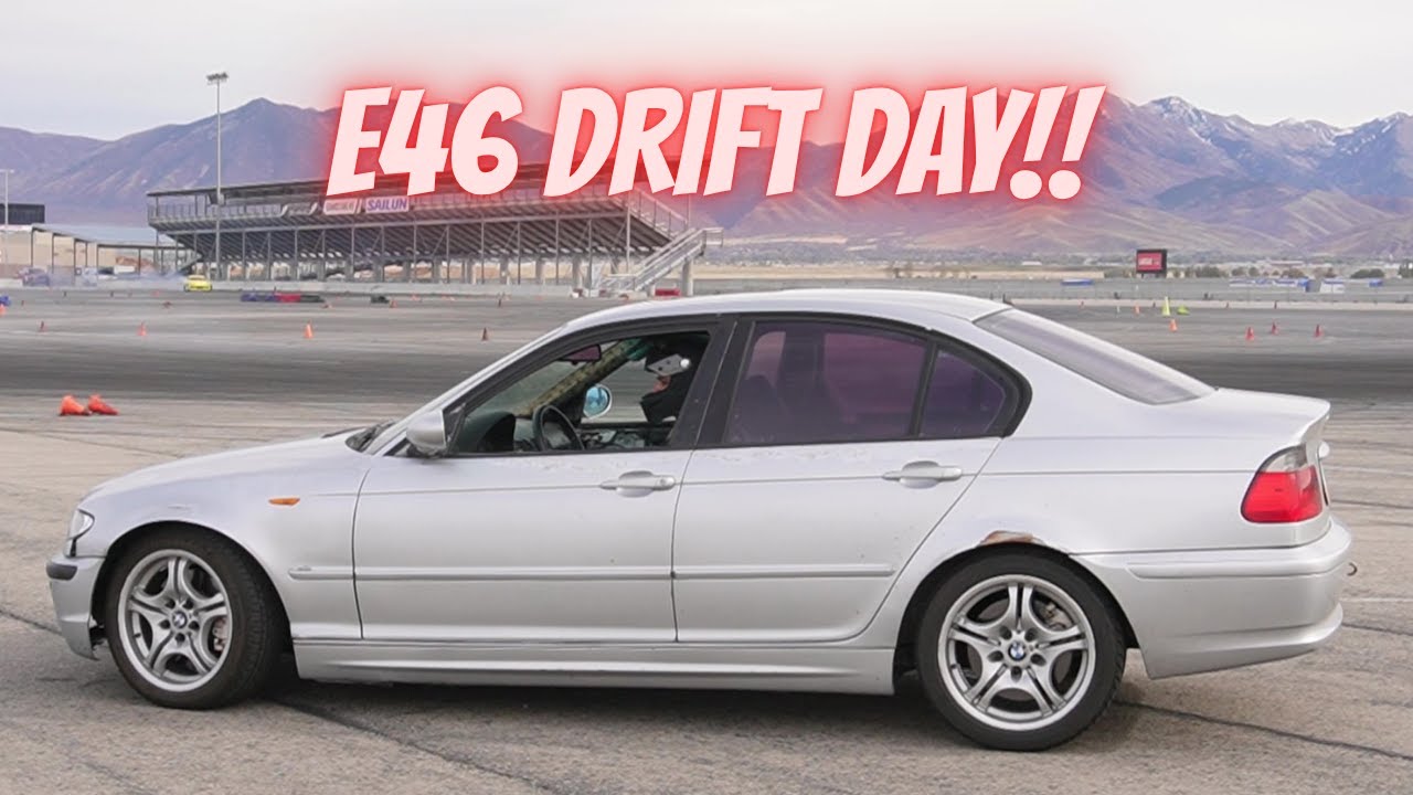 Дрифтую на моем бюджетном дрифт-каре E46!!