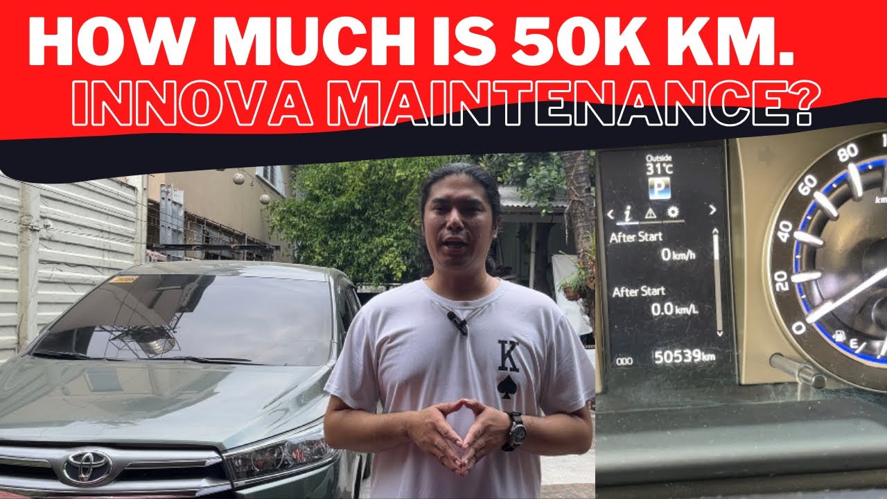 Toyota Innova | 50k KM Maintenance Cost