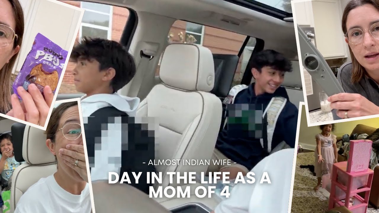 Day in the life vlog as a mom of 4