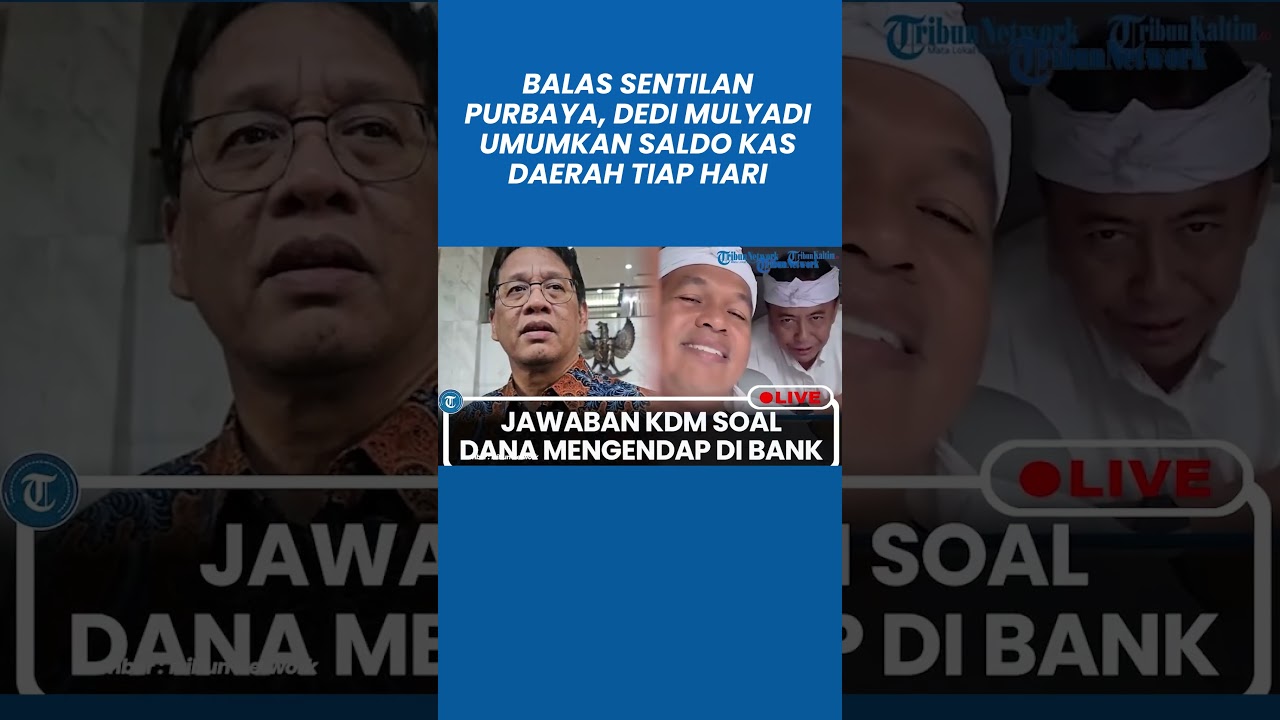Balas Sentilan Purbaya, Dedi Mulyadi Umumkan Saldo Kas Daerah Tiap Hari di Medsos