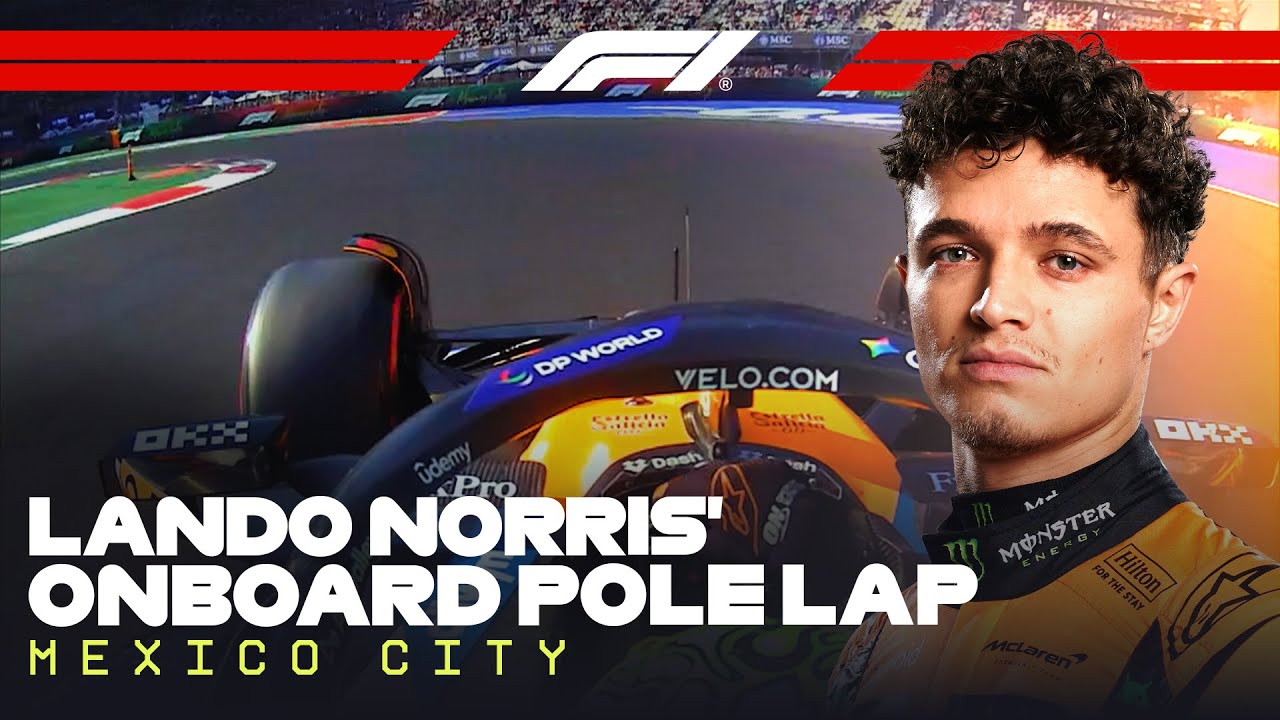 Lando Norris' Pole lap | 2025 Mexico City Grand Prix | Pirelli