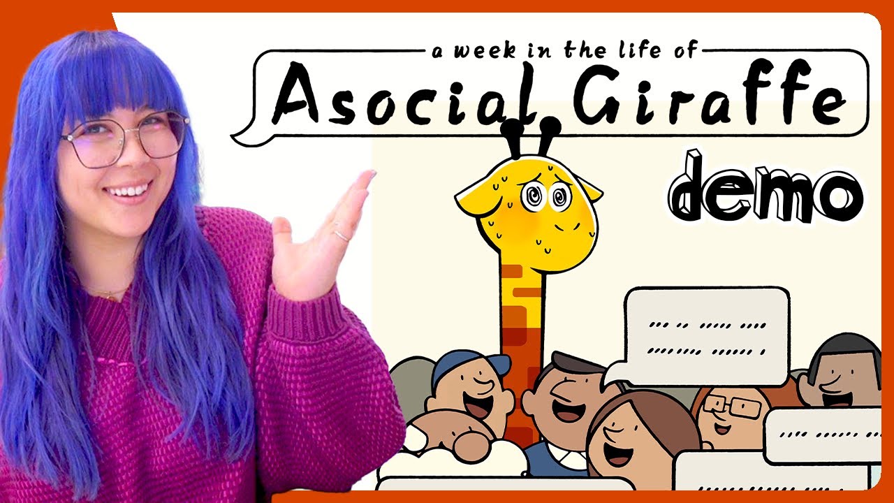 Survive social situations as a giraffe! 🦒 A Week in the Life of Asocial Giraffe (Demo)