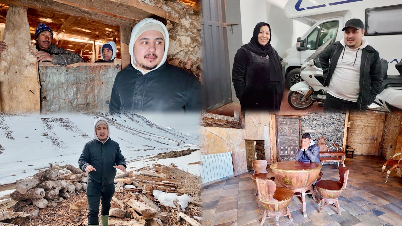 الجزء 2 من التجربة عاصفة ثلجية قريبة منا و خاص نخرجو قبل منوحلو هنا 