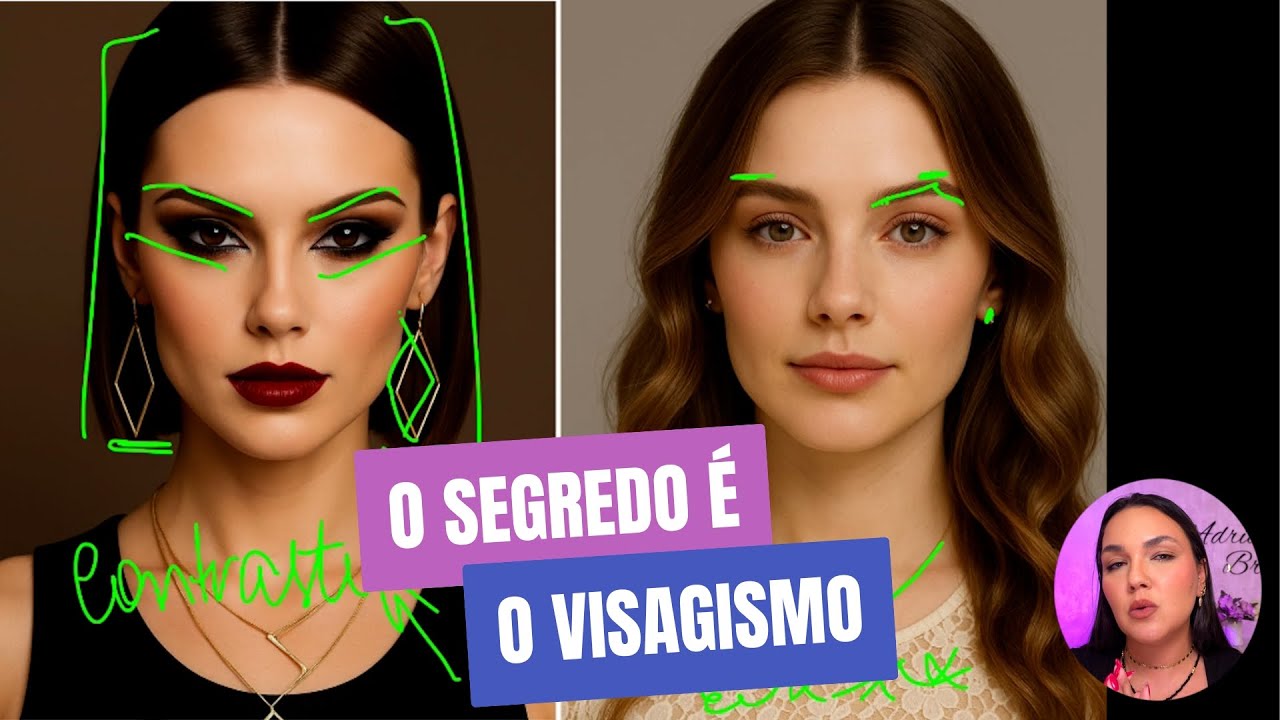COMO MUDAR COMPLETAMENTE UM ROSTO? VISAGISMO NA MAQUIAGEM