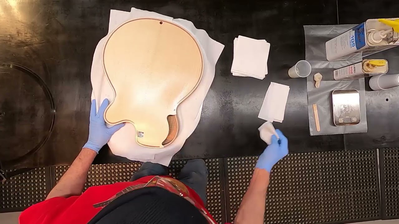Ken Parker Archtoppery: Applying Finish 1