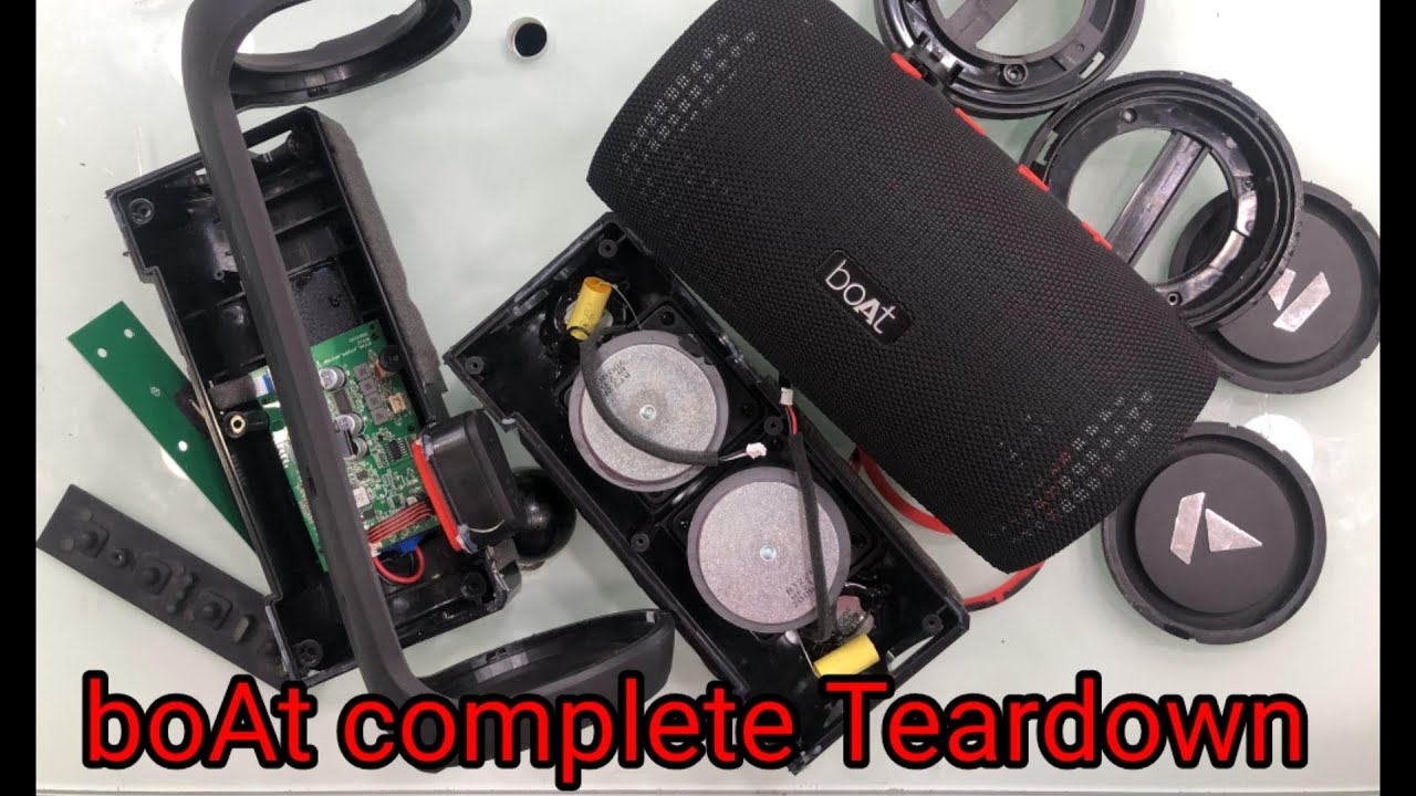 boAt Stone 1500 | Complete Teardown | Disassembly | What is the inside boAt storn speaker