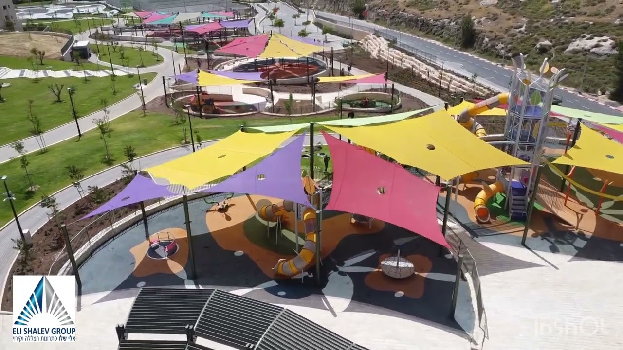 פרויקט שצ''פ ריבעי הר חומה ביצוע אלי שלו פתרונות הצללה וקירוי