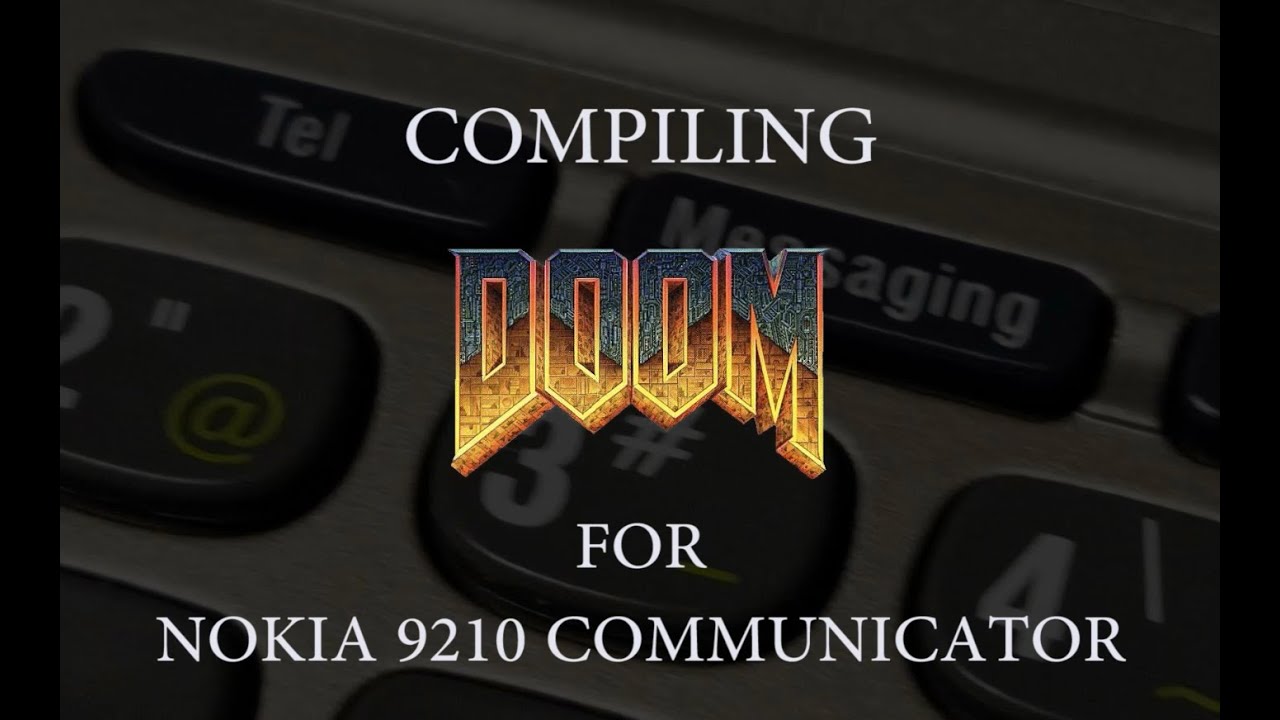 Compiling DOOM for Nokia 9210