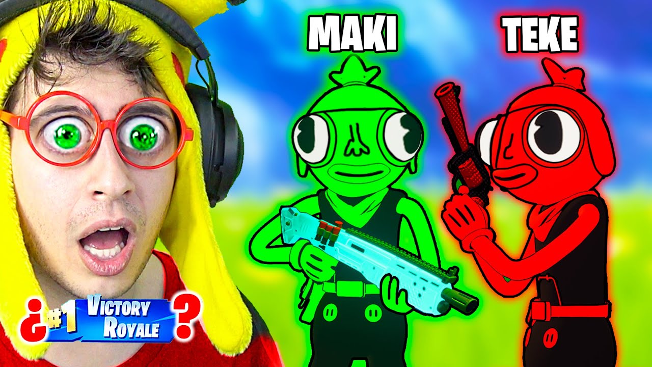 Juego de **COLORES** en la MANSIÓN de Fortnite!! (Competición vs Hermano Pequeño)